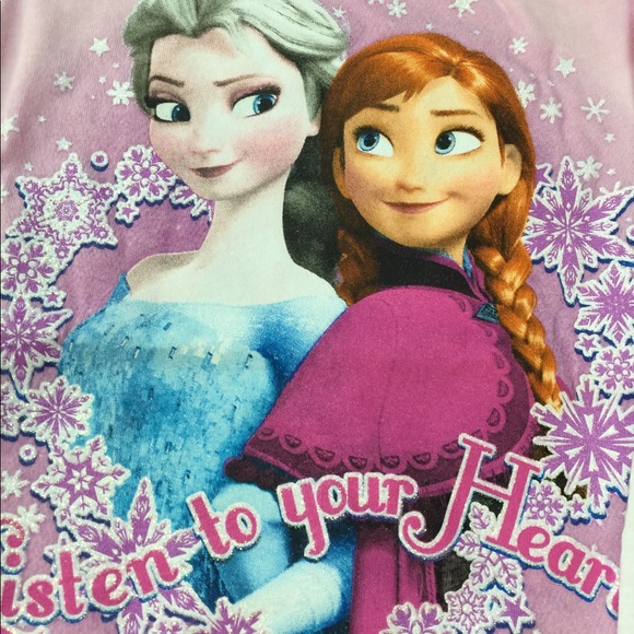 Disney Frozen Long Sleeve Printed Doubler T-Shirt - Picture 6 of 9